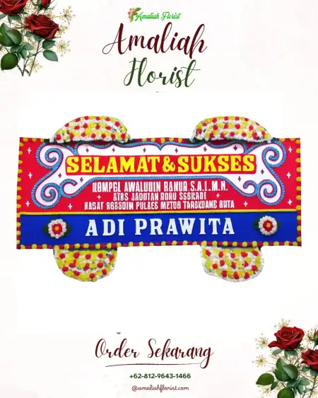 Papan Bunga Ucapan Selamat Dadi